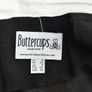 Beauty uniform for college Bife Buttercups Black Salon Tunic with Waist Tie wrap dress, Size 8 (XS) Premium Irish Workwear Image 2