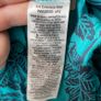 Seasalt Cornwall Teal Blue Leaf Print Blouse Shirt Size 18 Image 6