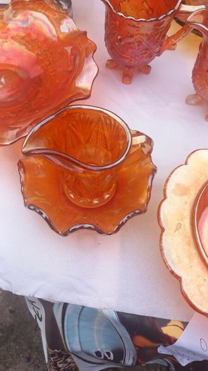 A Selection Of Vintage Carnival Glass