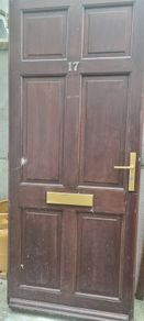 Teak door