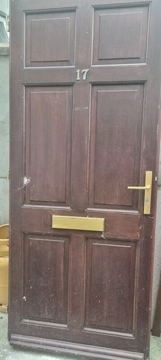 Teak door