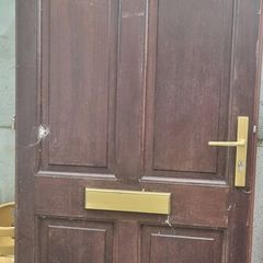 Teak door