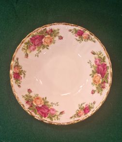 Old country roses dessert bowls