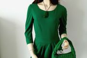 Green dress Hobbs, size 10 UK