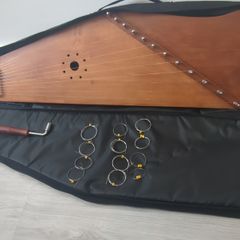 Handcrafted 12-string Gusli Zither Psaltery Folk Instrument