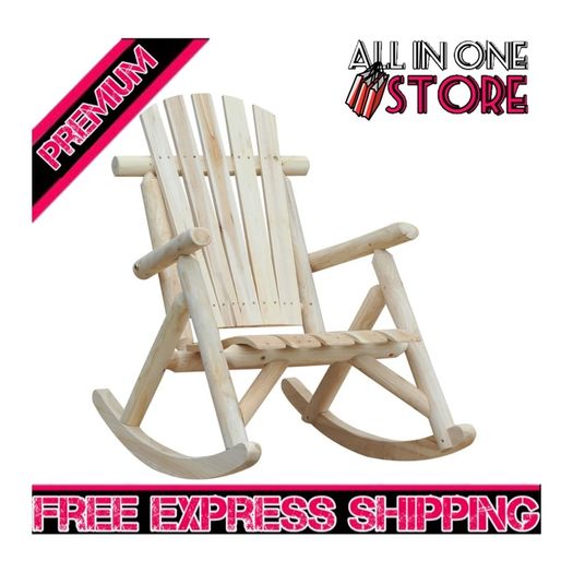 Cedar Wood Rocking Armchair, 96Lx66Wx98H cm (FREE SHIPPING)