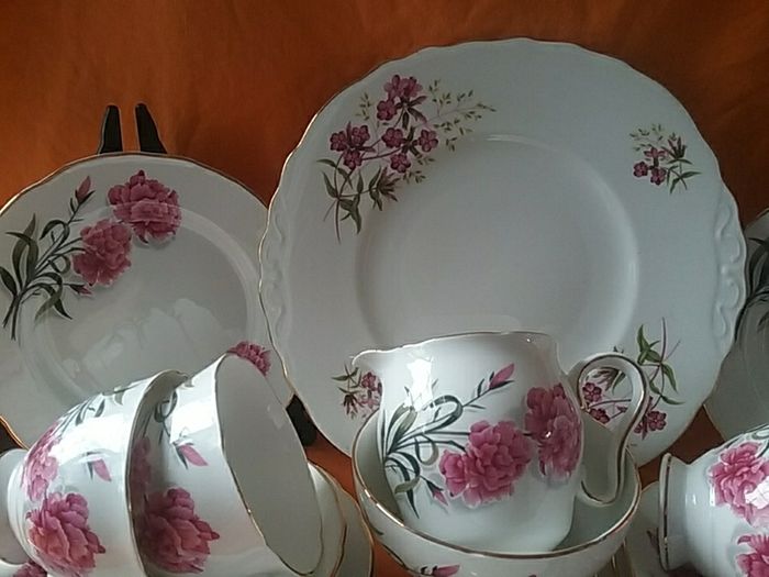 Royal Stafford Peony Rose ChinaTeaset