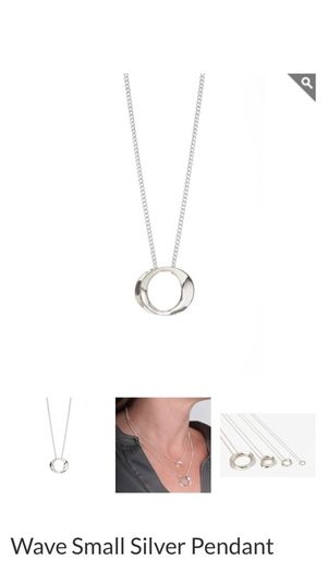 Silver pendant and necklace
