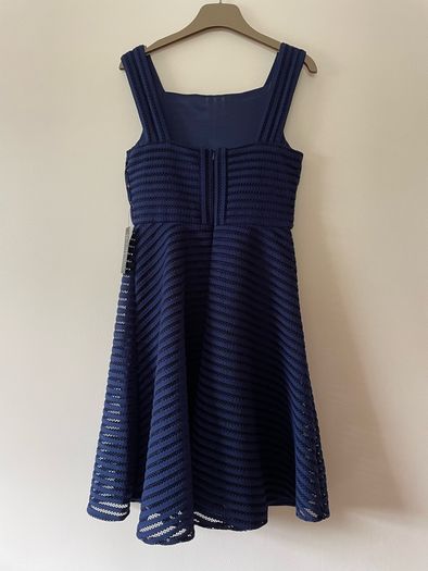 Stunning Marc Angelo Navy Occasion dress size 10 New with tags