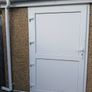 Deluxe 14ft x 12ft Modular Concrete Building Shed with brindle pebble dash finish. Image 2