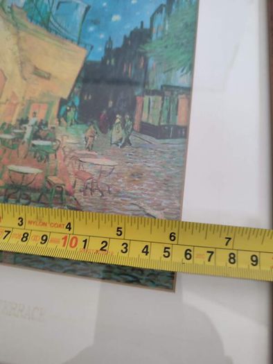 FRAMED PRINT Overstock Art Cafe Terrace At Night By Vincent Van Gogh