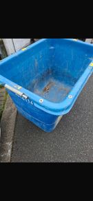 Mortar tub on wheels no handles