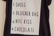 River Island Christmas Slogan T-Shirt