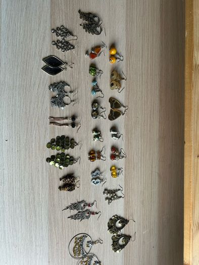 Selection of earrings