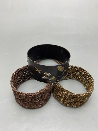 A set of 19th Century Japanese Napkin Rings