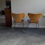 Mid Century Fritz Hansen Series 3207 Armchairs Image 4