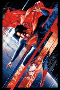 Mondo Movie Poster: Man of Steel by Martin Ansin