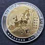 IRELAND 2003 EIRE .999 Silver Europa Gold Gilded Medal Image 2