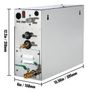 6KW Sauna Bath Steamer with LED Digital Display Steam Bath Generator 6KW Steam Room Generator for Home SPA Steam Generator with Time Control Image 7