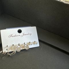 Silver earrings