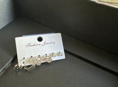 Silver earrings