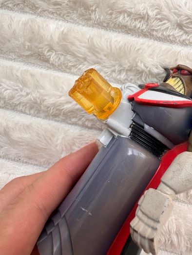 Happy Meal McDonald's 2000 Toy Story Disney Pixar Emperor Zurg DAmaged Weapon Loose hand approx. 11 cm. Used Please see photos