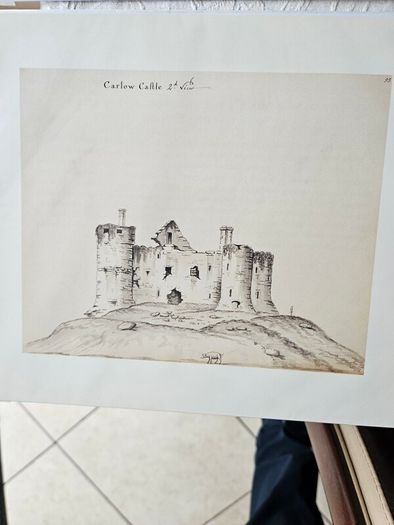 Beranger's Antique Buildings Of Ireland X 50 Prints. Each In A Sleeve With Clear Front. All In Mint Condition. See Photos For Same.