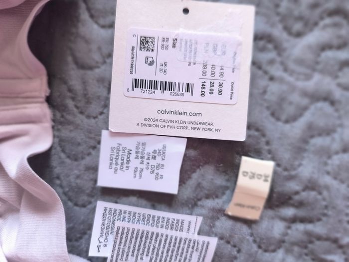 New Bra Calvin Klein 75D