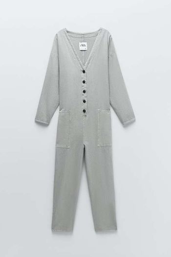 Zara Textured Jumpsuit