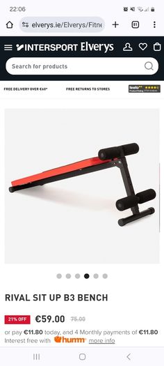 Rival Situp bench