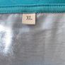 Turquoise Feather Design Top T-Shirt Image 2