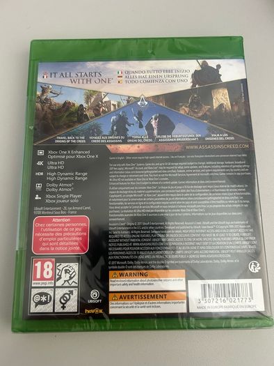 Assassin's Creed: Origins Xbox OneNew Sealed.