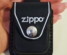 Zippo Lighter Pouch with Loop Black