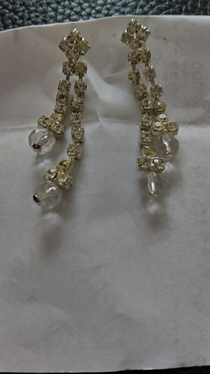 nice pair of earrings.