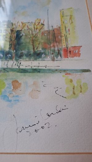 watercolor halfpenny bridge