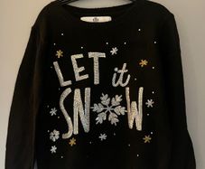 Marks & Spencer Christmas cotton jumper Age 1&1/2 - 2 EUC