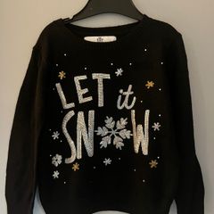 Marks & Spencer Christmas cotton jumper Age 1&1/2 - 2 EUC