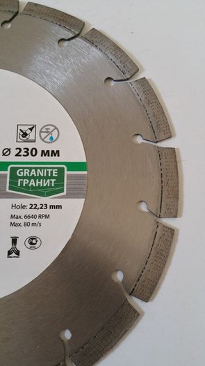 professional diamond blade 9", 230mm for granite
