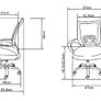 Black Study Chair Image 5