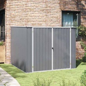 Garden Shed Grey 195x198x159 cm
