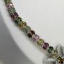 Silver Multi Tourmaline & Zircon Butterfly Lariat Image 9