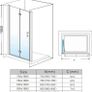 900mm Shower Door Image 3