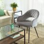 Set of 2 Velvet Dining Chairs Modern Kitchen Chairs - Free Delivery Nationwide Image 3