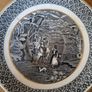 Vintage Rustic Victoria Porcelain Fenton Plates Image 5