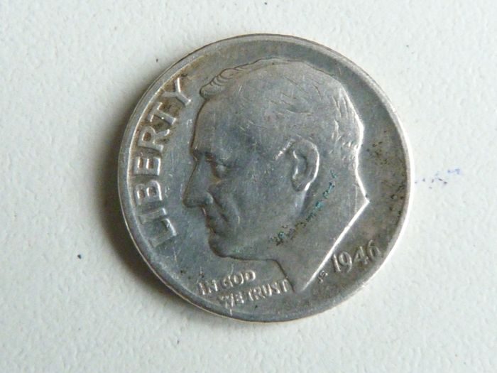 1946 silver dime