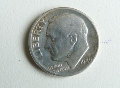 1946 silver dime