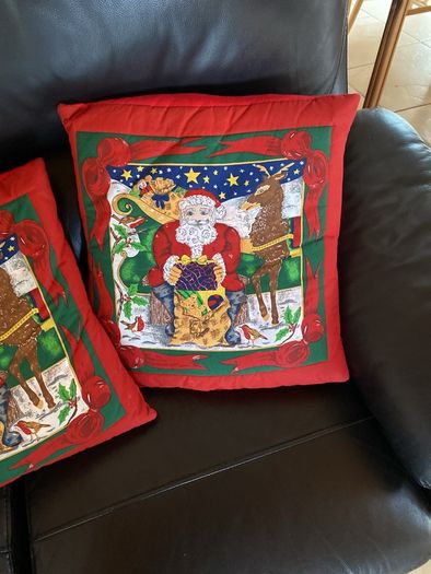 Christmas cushions x 3