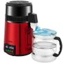 4 L Water Distiller, 1 L/H, 750W Distilled Water Maker Machine with 0-99 H Timing Setting Temp Display, 304 Stainless Steel Countertop Distiller Glass Carafe Cleaning Powder 3 Carbon Image 2