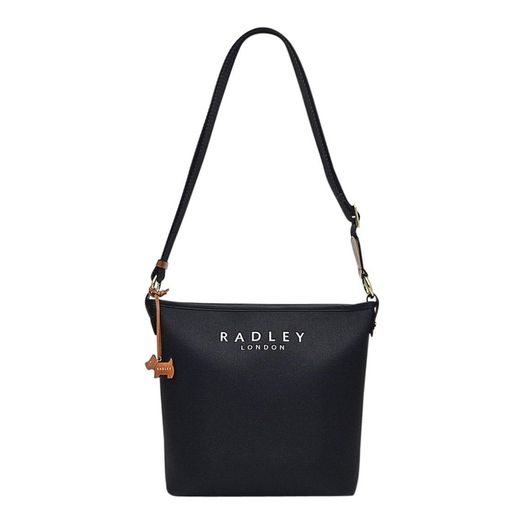 Radley Black  Medium Ziptop Crossbody Handbag