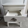 Pair of EZ Living White Bedside Lockers / Nightstands Image 3